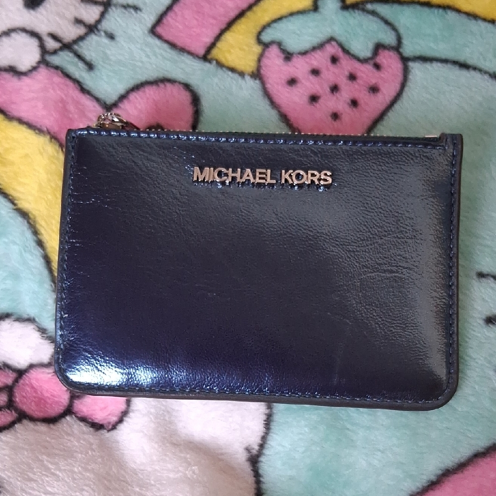 Michael Kors Midnight Blue Card Holder